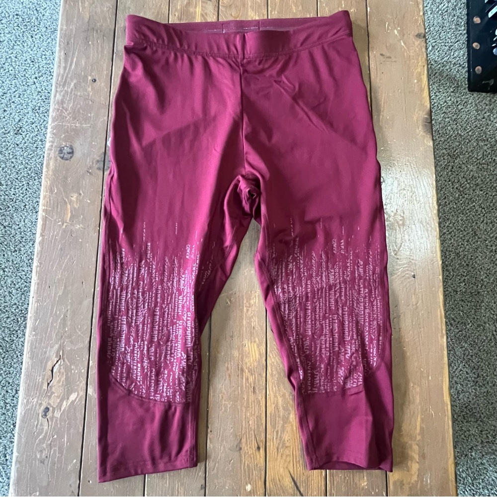 Gymshark Bordeaux Cropped Leggings